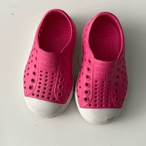 Native Shoes Pink Slip-On Shoes with White Soles C5
Toddler